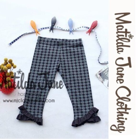 Matilda Jane | Blue Star Leggings | Size 12 - Picture 1 of 12